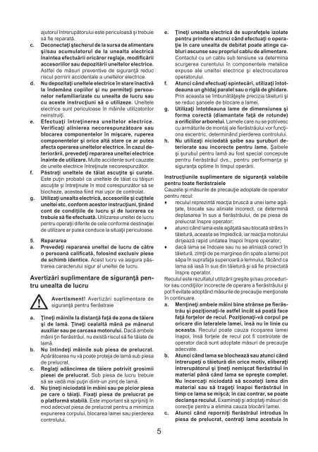 BlackandDecker Sega Circolare- Cd602 - Type 2 - Instruction Manual (Romania)