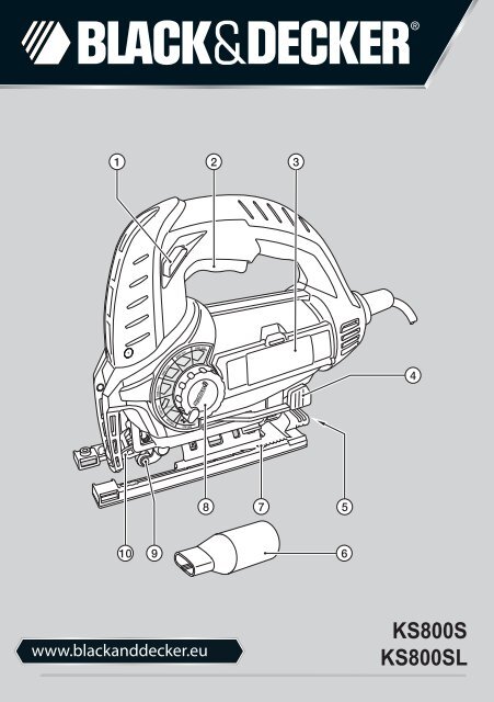 BlackandDecker Maschera Da Taglio- Ks800s - Type 1 - Instruction Manual (Turco)