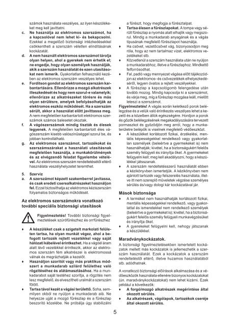 BlackandDecker Maschera Da Taglio- Ks600e - Type 1 - Instruction Manual (Ungheria)