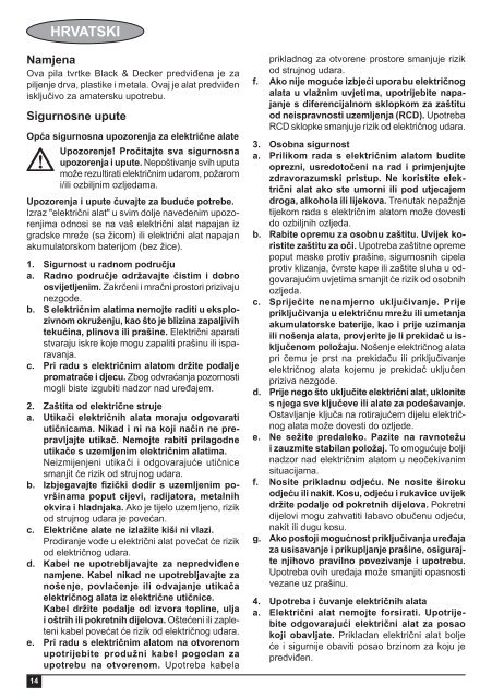 BlackandDecker Maschera Da Taglio- Ks800s - Type 1 - Instruction Manual (Balcani)