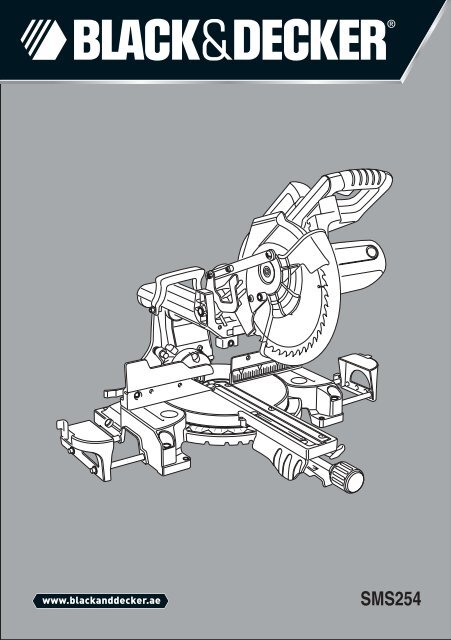 BlackandDecker Sega Taglio Angolare- Sms254 - Type 1 - Instruction Manual (Inglese - Arabo)