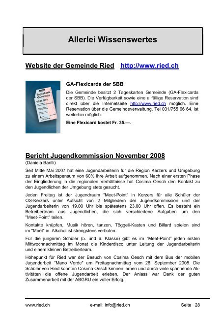 Gemeindeversammlung vom 24 - Gemeinde Ried b. Kerzers