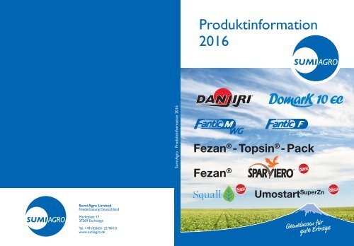 Sumi Agro Produktinformation 2016