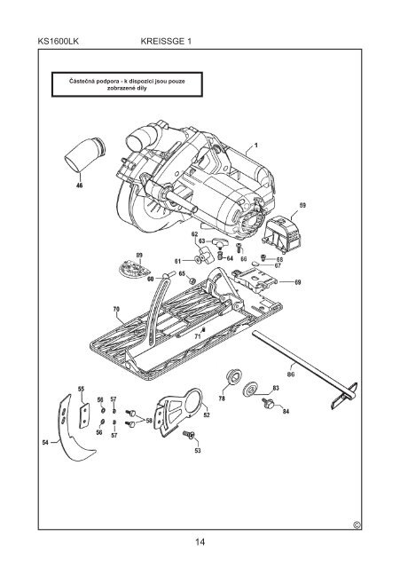 BlackandDecker Sega Circolare- Ks1500l - Type 1 - Instruction Manual (Czech)