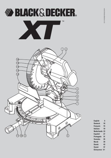 BlackandDecker Sega Taglio Angolare- Xts100 - Type 1 - Instruction Manual (Polonia)