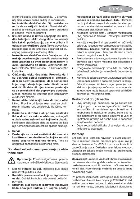 BlackandDecker Martello Ruotante- Kd975 - Type 2 - Instruction Manual (Balcani)