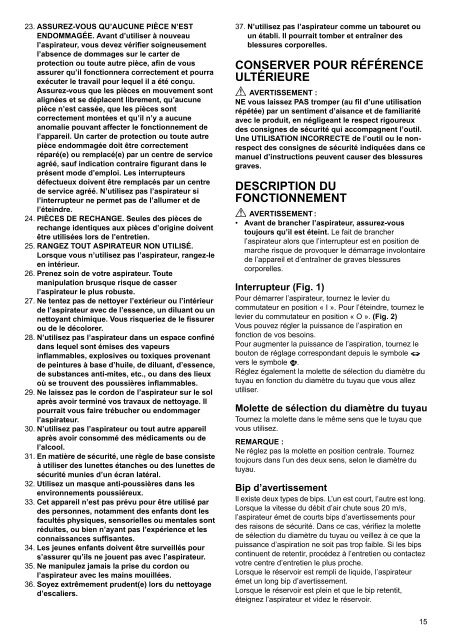 Makita ASPIRATORE - VC3211MX1 - Manuale Istruzioni