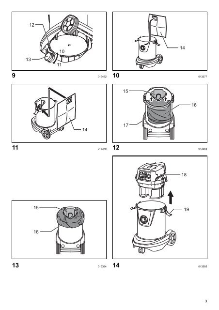 Makita ASPIRATORE - VC3211MX1 - Manuale Istruzioni