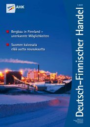 Bergbau in Finnland - Deutsch-Finnische Handelskammer