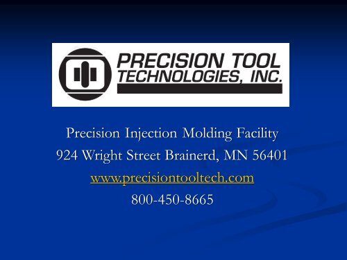 Precision Tool Technologies