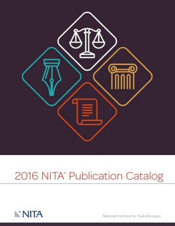 2016 NITA Publication Catalog