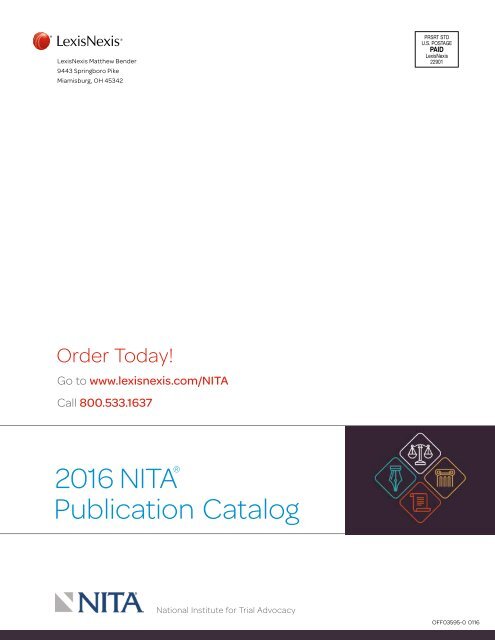 2016 NITA Publication Catalog