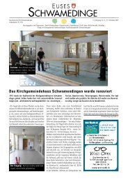 November - Quartierverein Schwamendingen