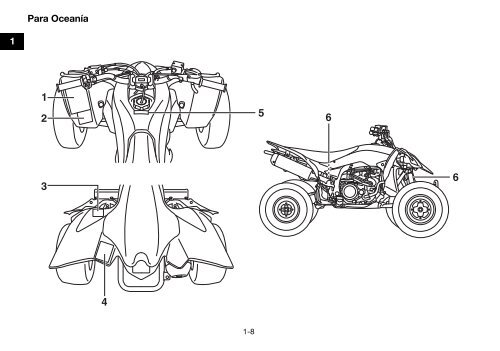 Yamaha YFZ450R - 2010 - Manuale d'Istruzioni Espa&ntilde;ol