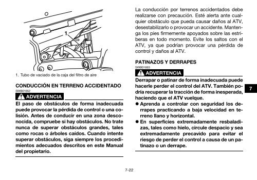 Yamaha YFZ450R - 2010 - Manuale d'Istruzioni Espa&ntilde;ol