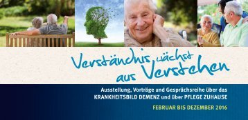 VHS-Vortragsreihe 2016 zum Thema Demenz