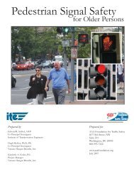 Pedestrian Signal Safety - AAA Foundation for Traffic Safety