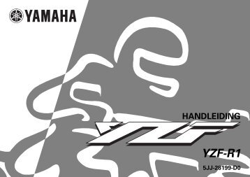 Yamaha YZF-R1 - 2000 - Manuale d'Istruzioni Nederlands
