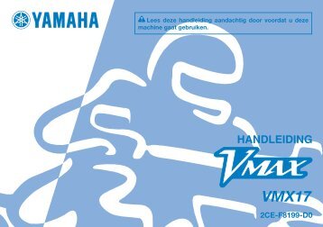 Yamaha VMAX - 2015 - Manuale d'Istruzioni Nederlands