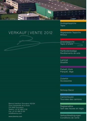 VERKAUF | VENTE 2012