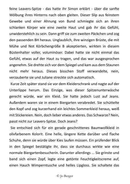 Leseprobe: "Ein Engel für Jule" von Jo Berger