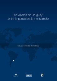 Los valores en Uruguay entre la persistencia y el cambio