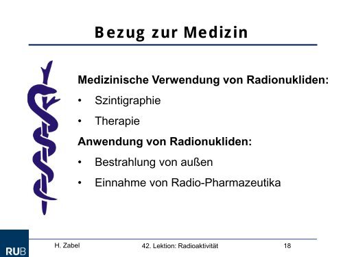 Name der Reihe Ausgangs- kern Stabiler Endkern