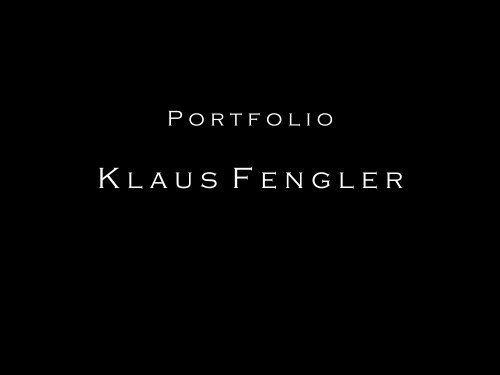Portfolio-Klaus Fengler