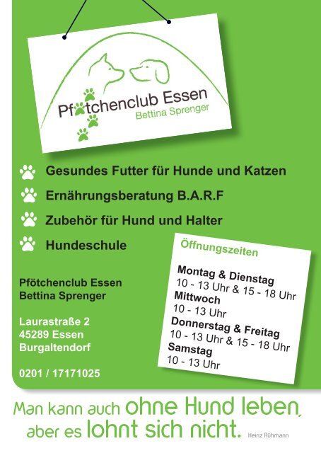 BESTE KUMPELS MAGAZIN für Tierfreunde im Revier