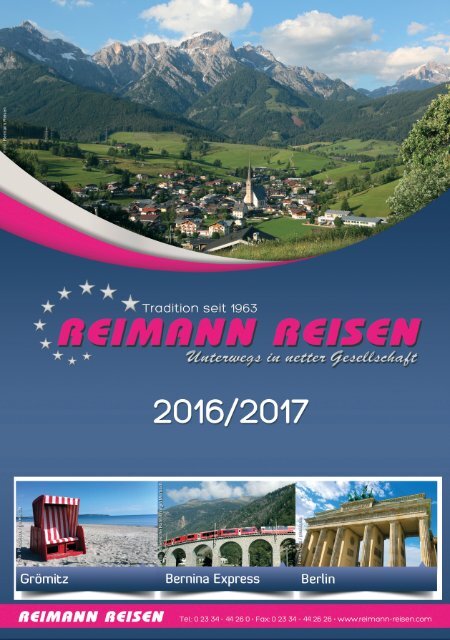 Reimann Reisen - Katalog 2016 - 2017