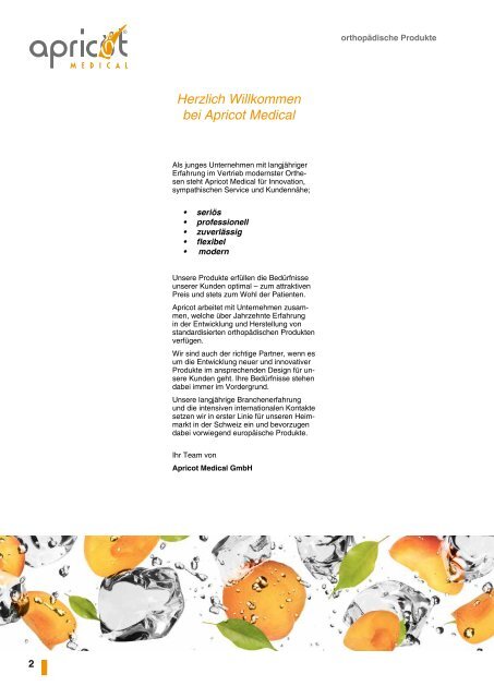 Apricot Gesamtkatalog Orthesen Online