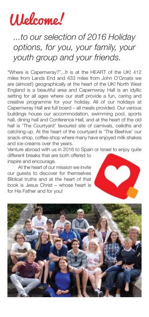 Capernwray Holidays 2016 Brochure