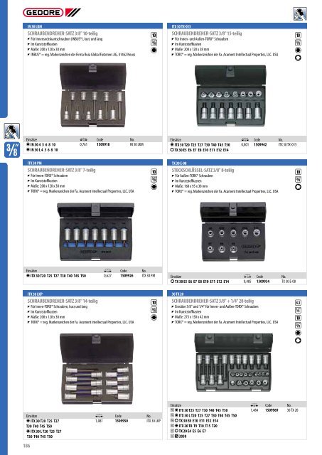 Gedore Katalog