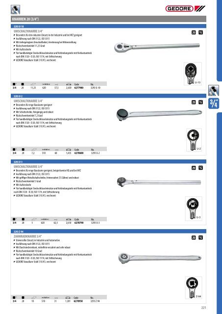 Gedore Katalog