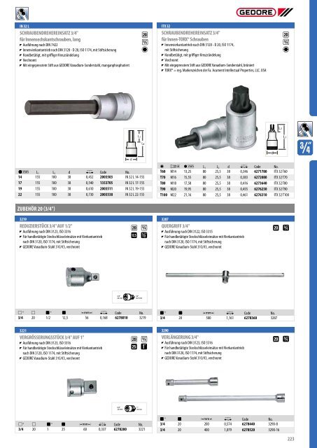 Gedore Katalog