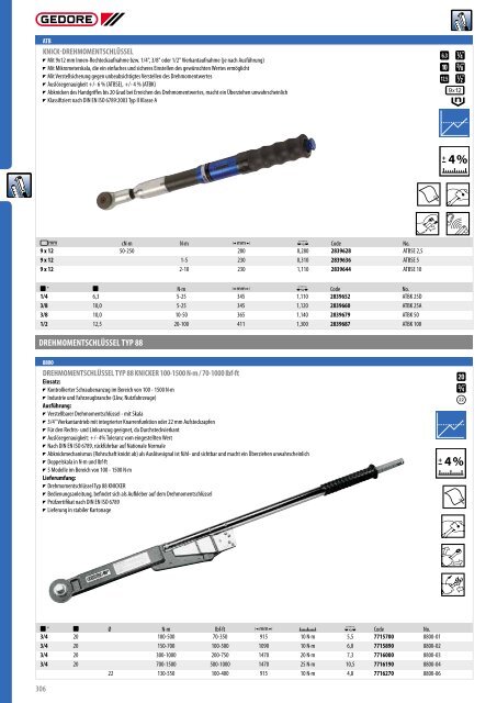 Gedore Katalog