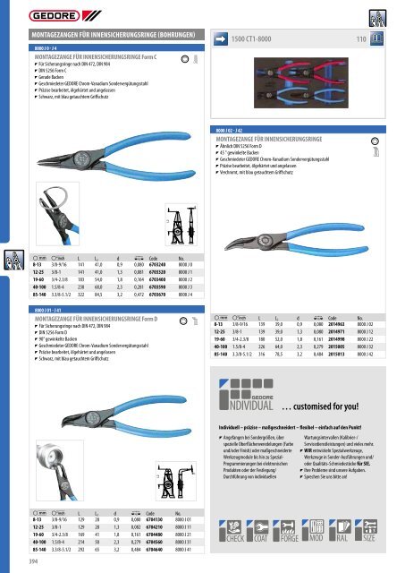 Gedore Katalog