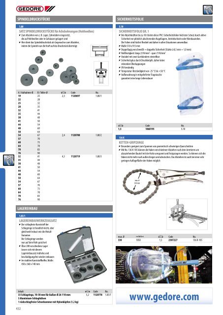 Gedore Katalog