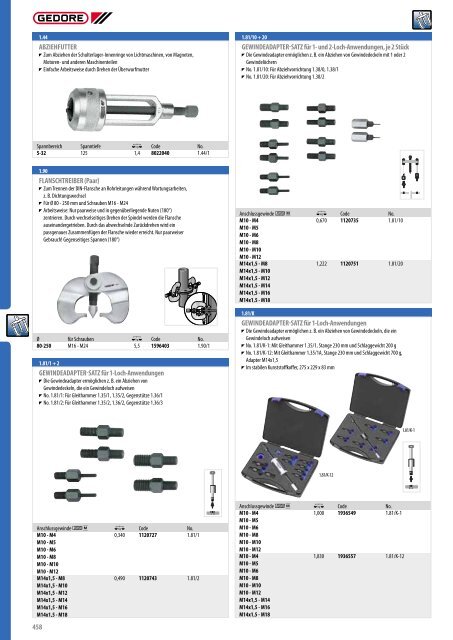 Gedore Katalog