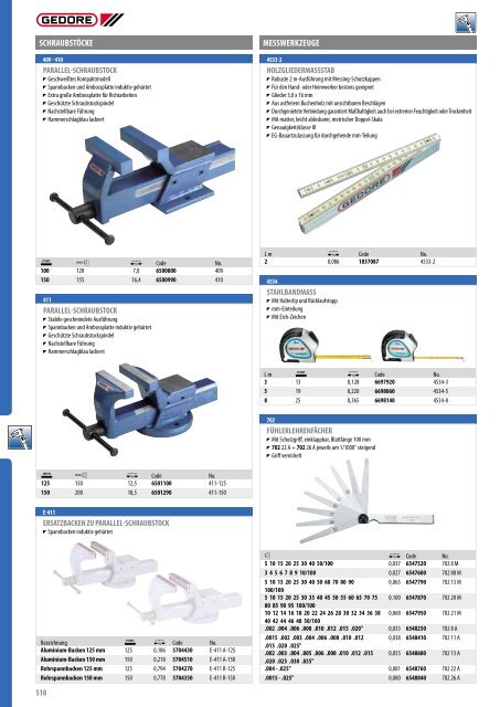 Gedore Katalog