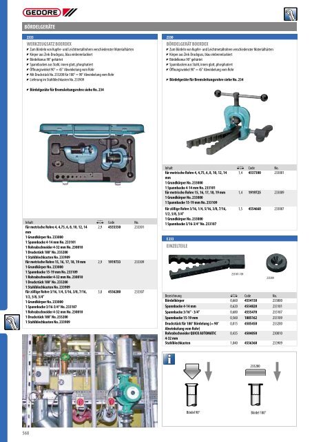 Gedore Katalog