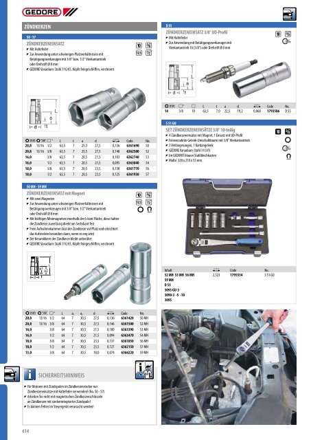 Gedore Katalog