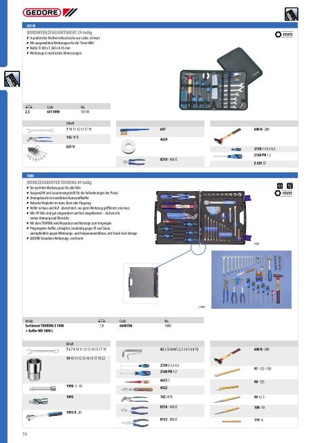 Gedore Katalog