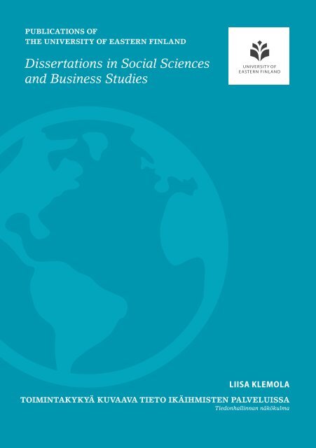 Dissertations in Social Sciences and Business Studies