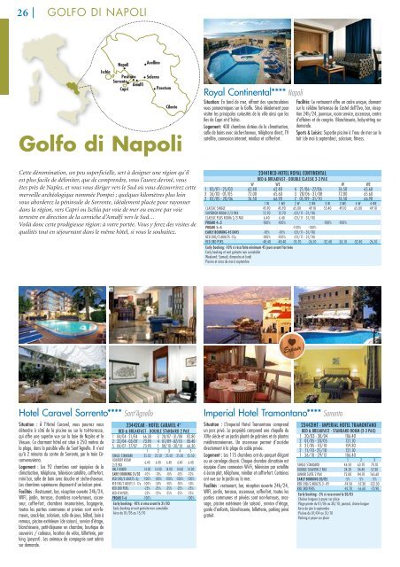 Brochure Italie Sicile Sardaigne Espagne 2016