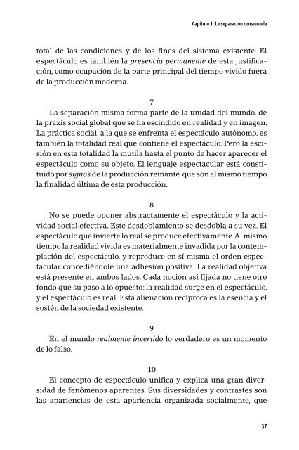 La sociedad del espectáculo