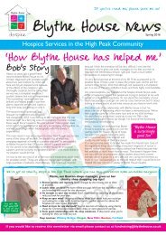 Blythe House Hospice Spring 2016 Newsletter