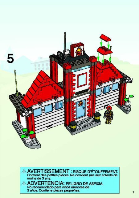 Lego Fire Squad HQ - 4657 (2003) - Quick Fix Station BI, 4657 NA