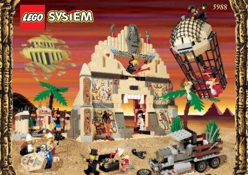 Lego The Temple of Anubis - 5988 (1998) - The Secret of the Sphinx BUILDING INSTR. 5988