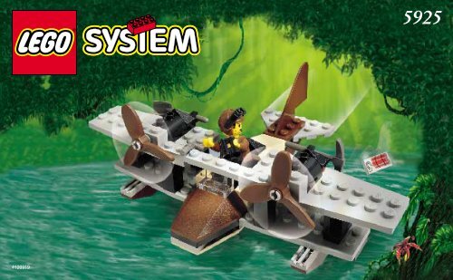 Lego Seaplanes - 5925 (1999) - RULER OF THE JUNGLE BUILDING INSTR. FOR 5925
